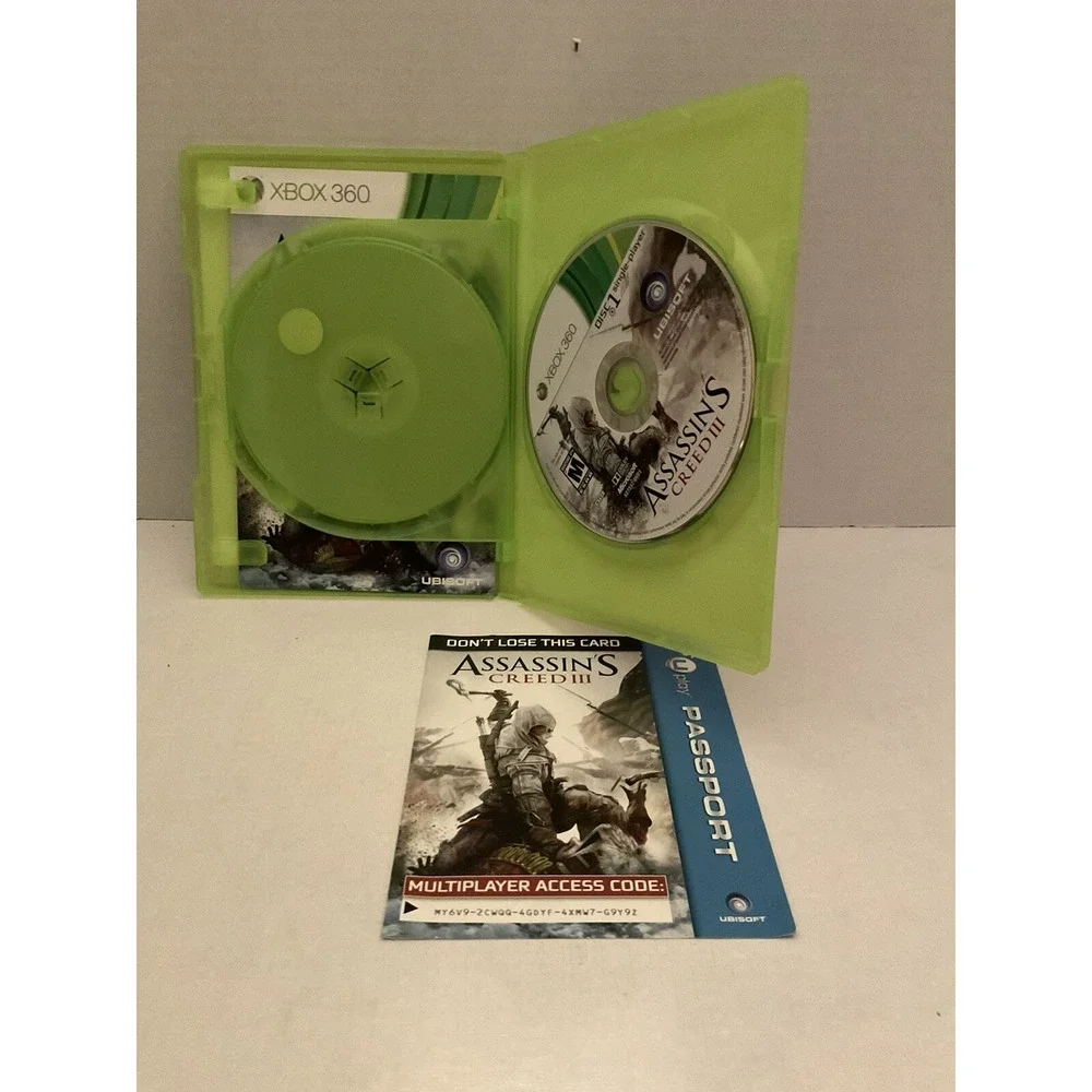 Assassin's Creed III (Microsoft Xbox 360, 2012) Used